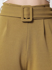 KOTTY BIZwear Pack Of 2 Women Relaxed Straight Fit High-Rise Pleated Trousers