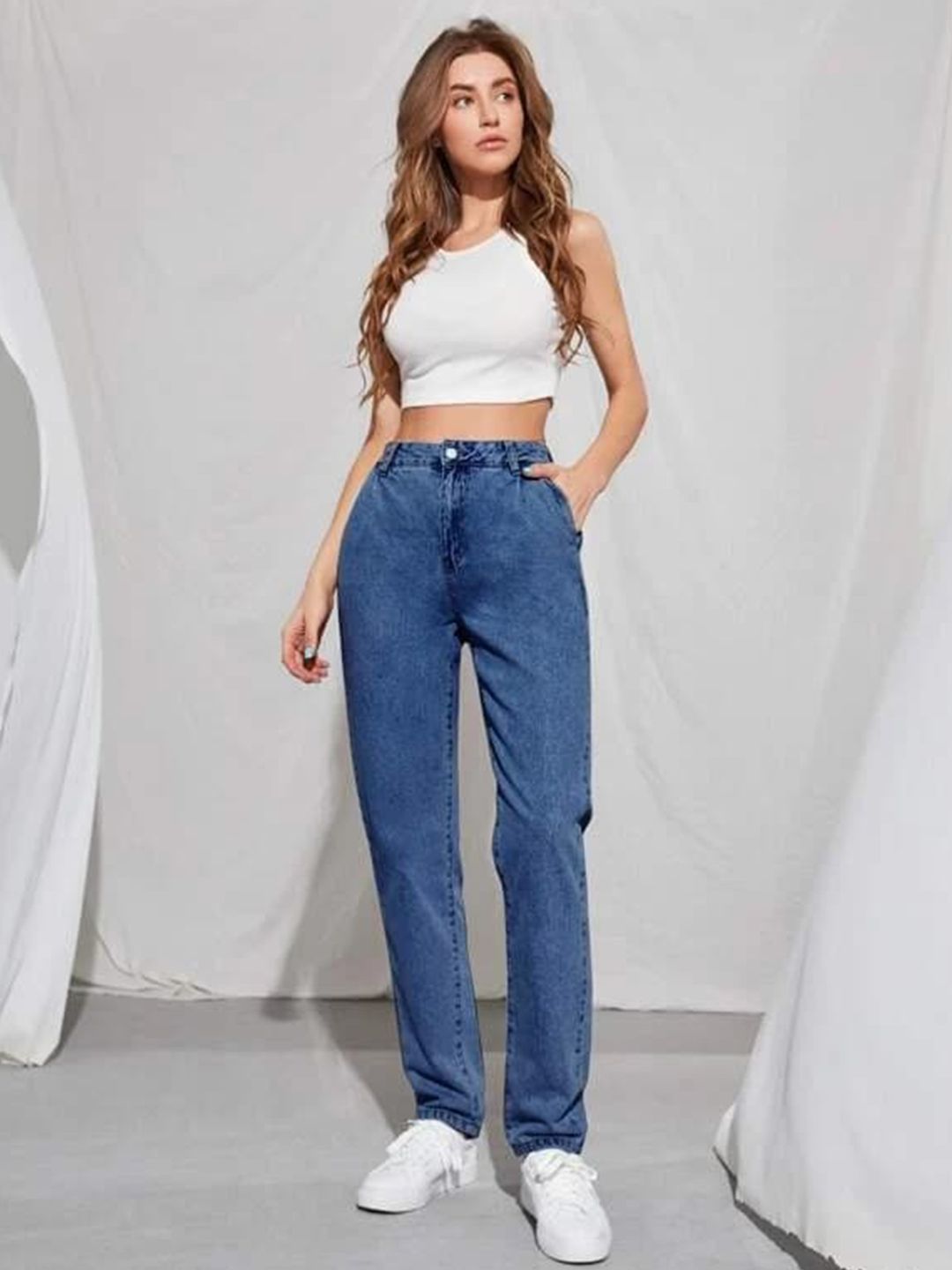 Kotty Women Blue High-Rise Jeans