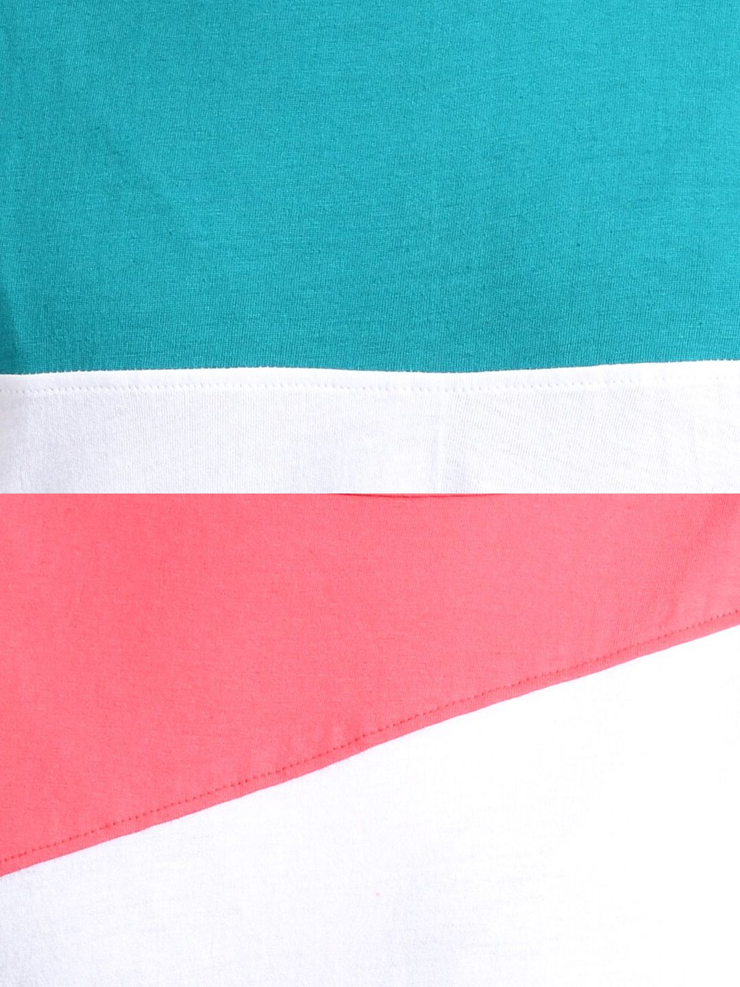 Kotty Women Pack Of 2 Multicoloured Colourblocked Round Neck T-shirts