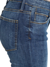 Kotty Women Blue Skinny Fit Mid-Rise Mildly Distressed Jeans