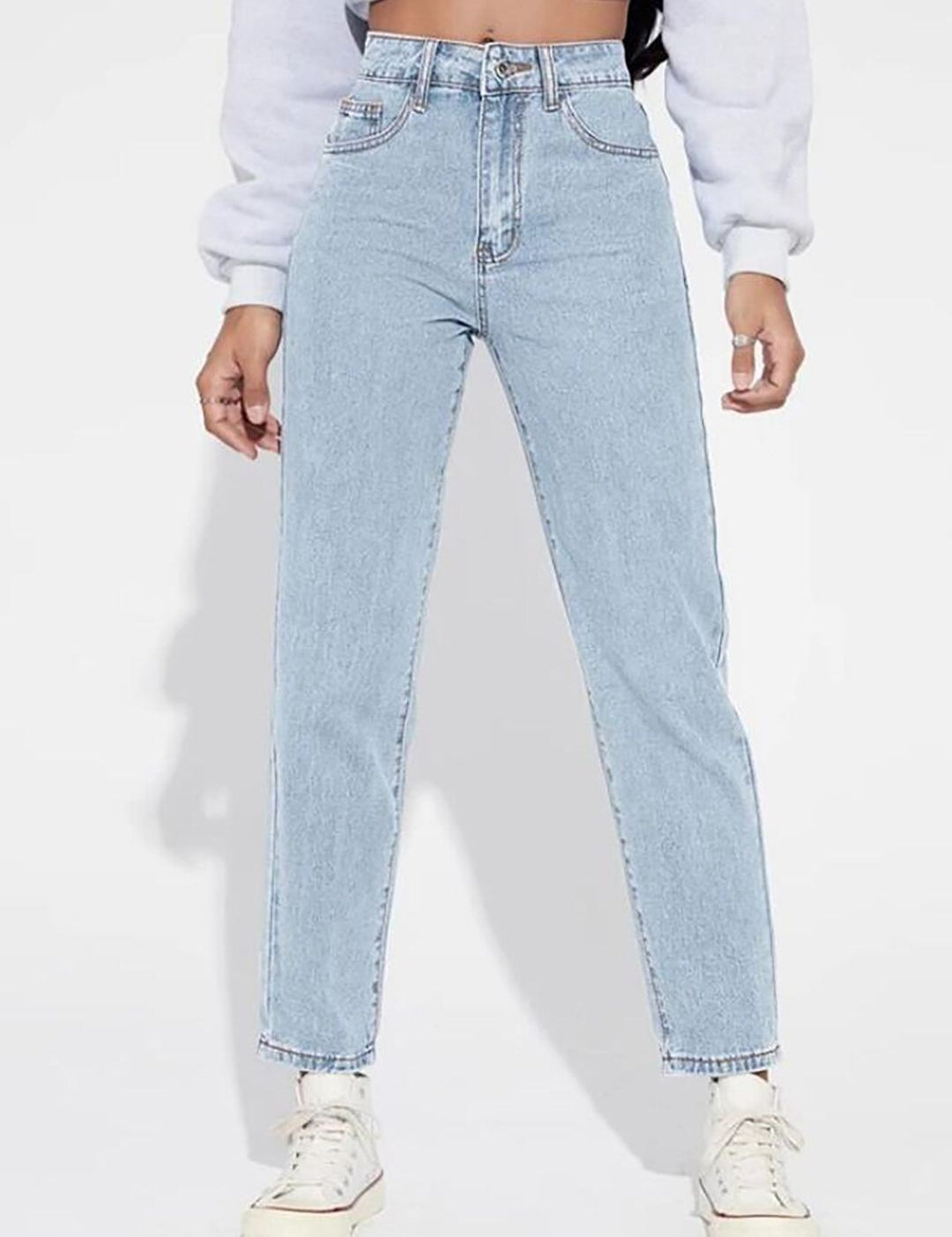 Kotty Women Blue Jean High-Rise Clean look Stretchable Jeans