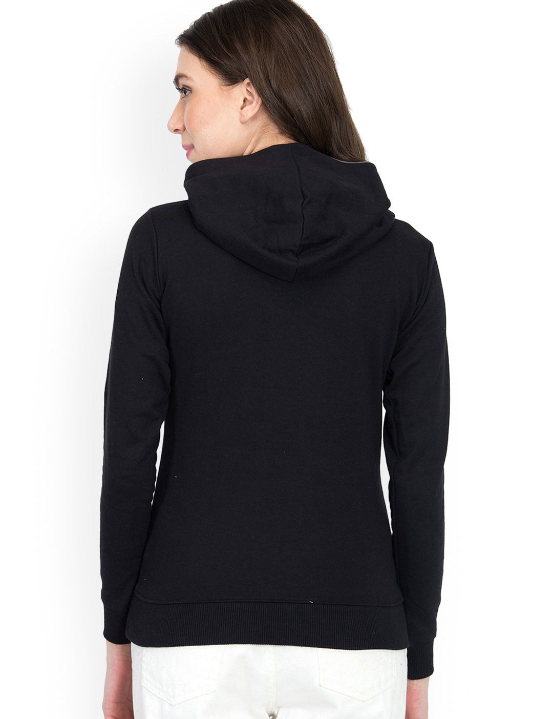 Kotty Women Black Printed Sweatshirt