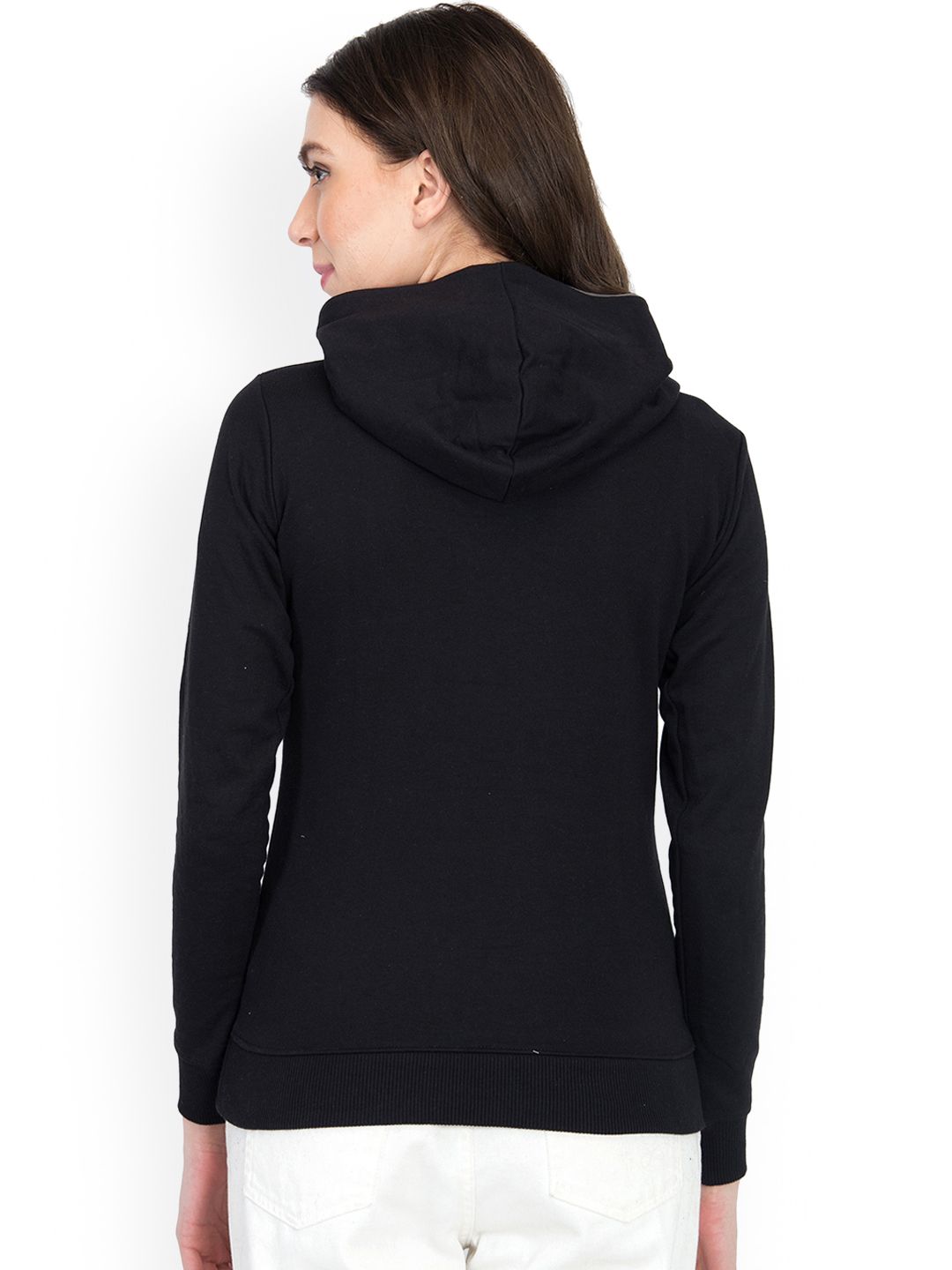 Kotty Women Black Printed Sweatshirt