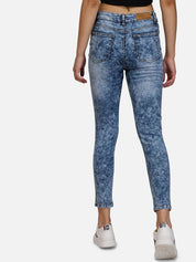 Kotty Women Blue Super Skinny Fit Mid-Rise Clean Look Jeans