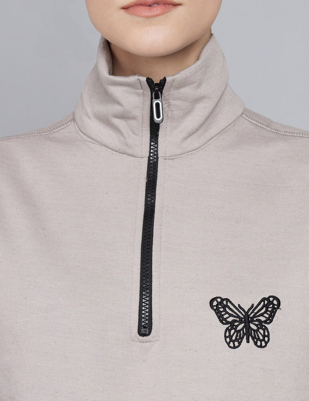 Kotty Women Grey Sweatshirt