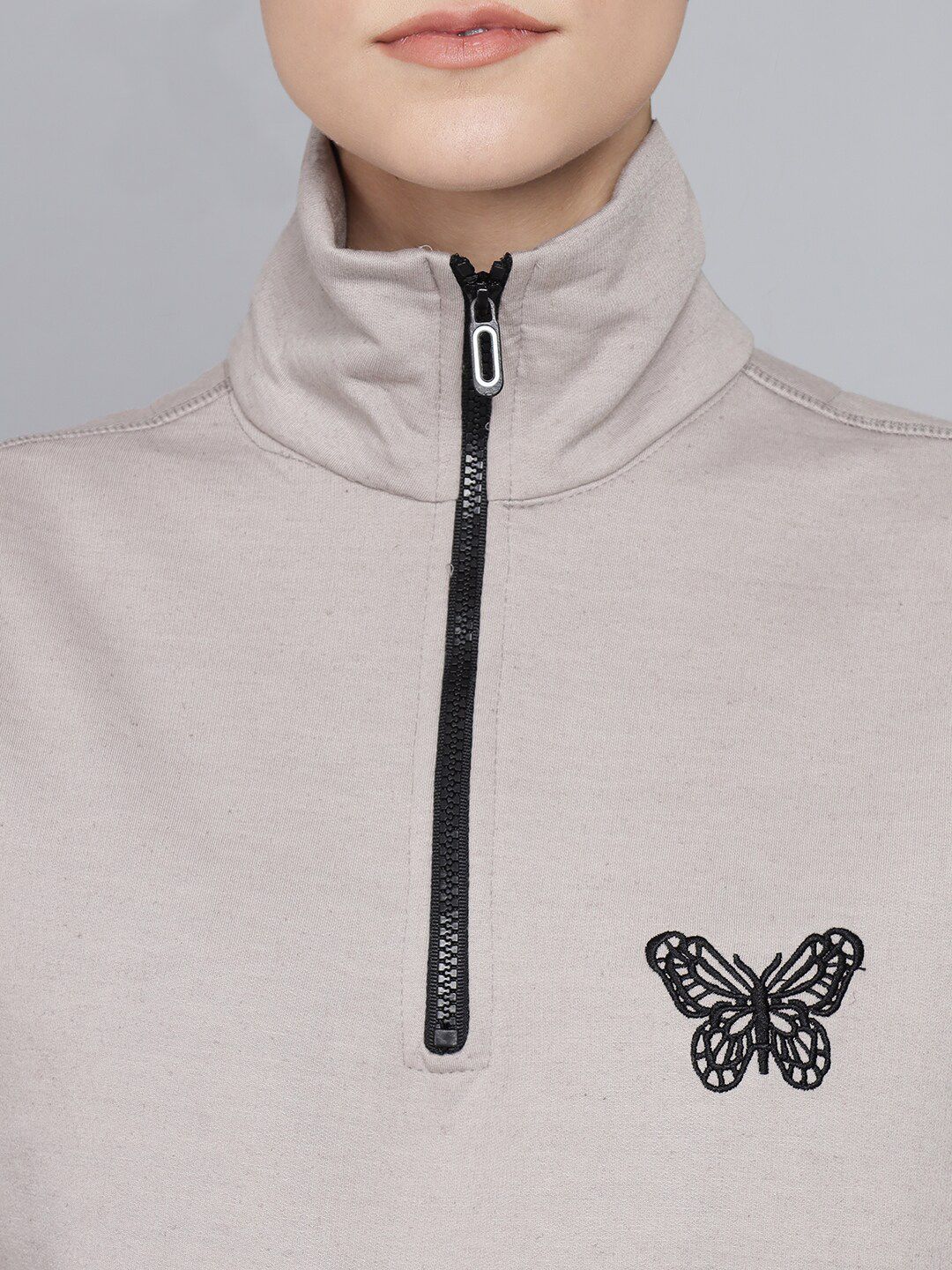 Kotty Women Grey Sweatshirt