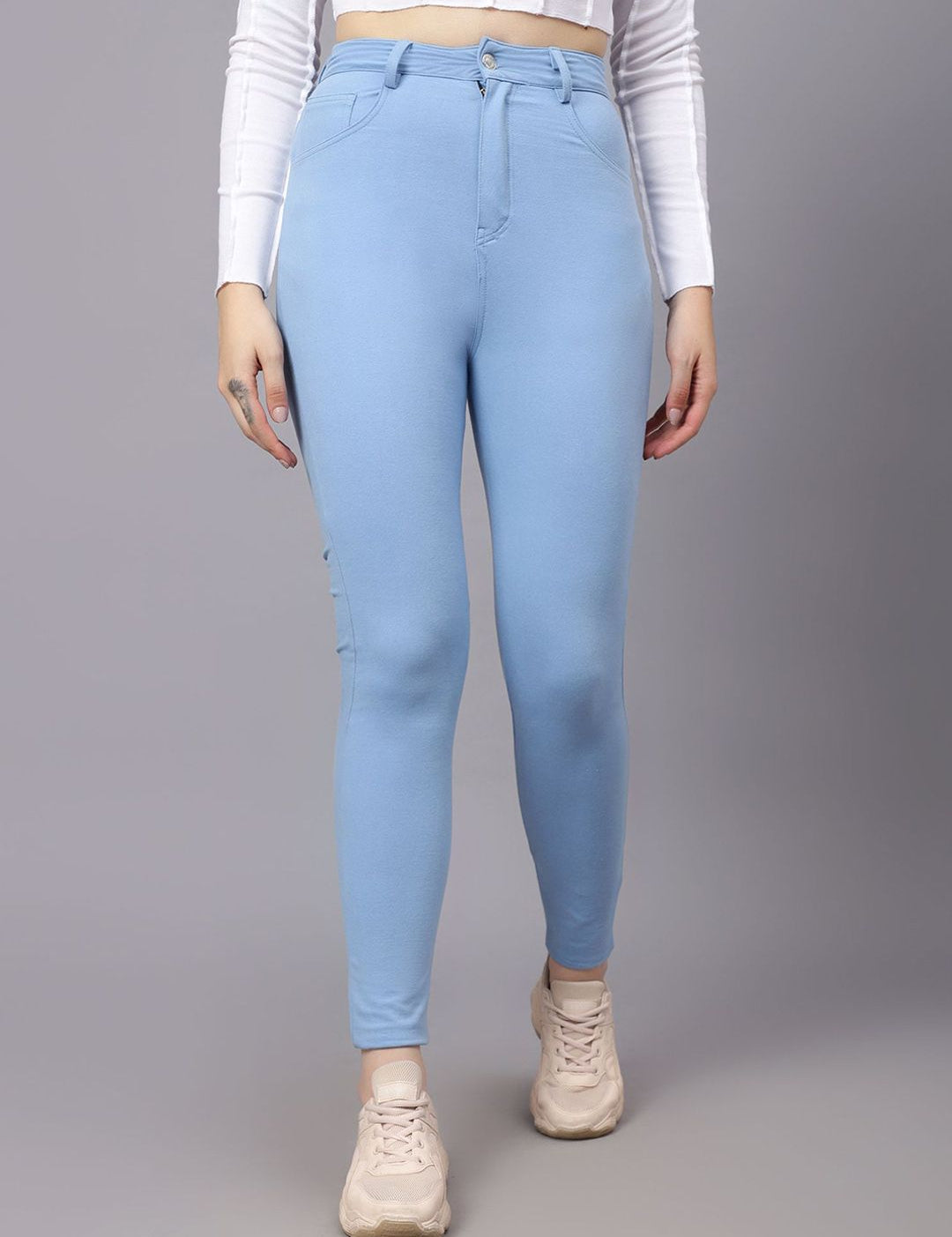 KOTTY Basics Women Skinny Fit High-Rise Stretchable Jeans