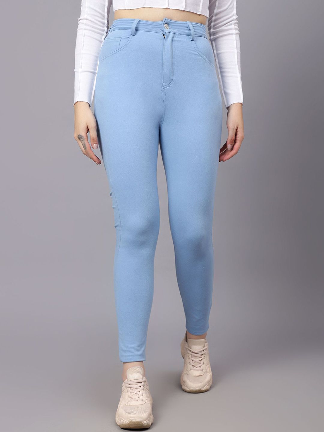 KOTTY Basics Women Skinny Fit High-Rise Stretchable Jeans