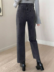 Kotty Women Straight Fit High-Rise Stretchable Jeans