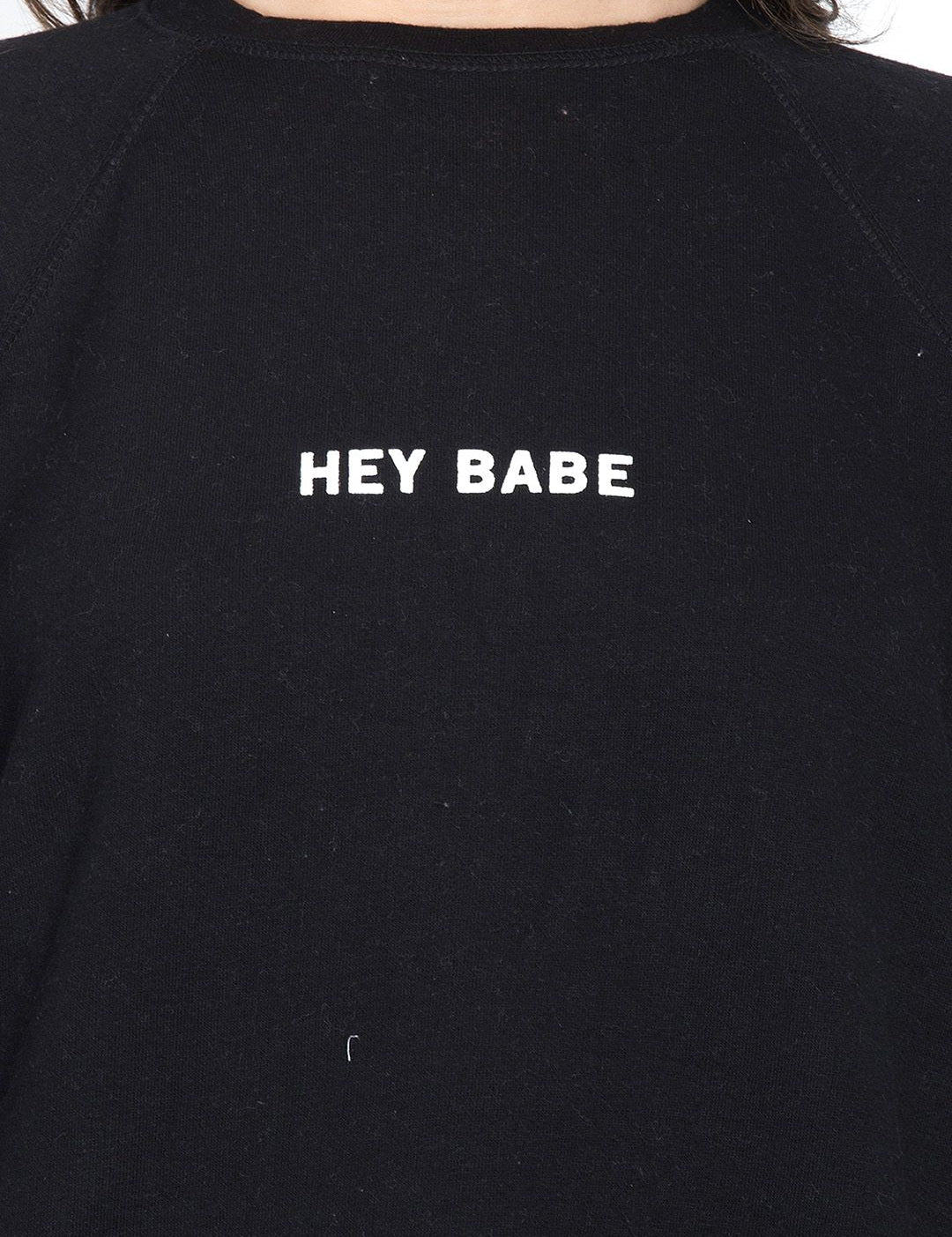 Kotty Women Black Printed Sweatshirt