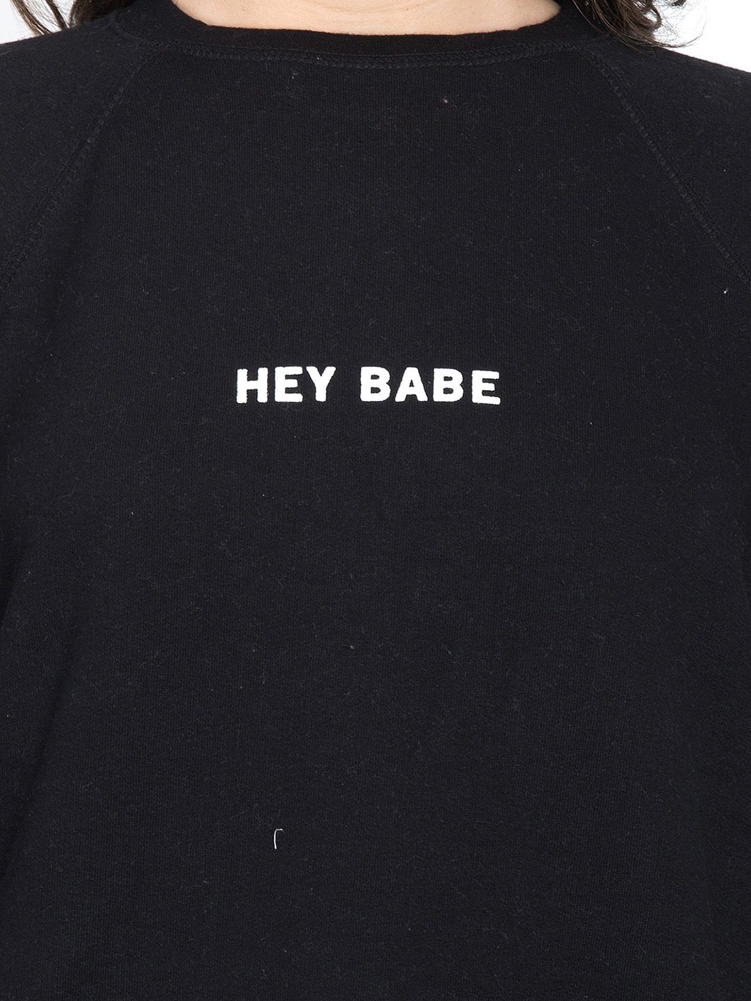 Kotty Women Black Printed Sweatshirt