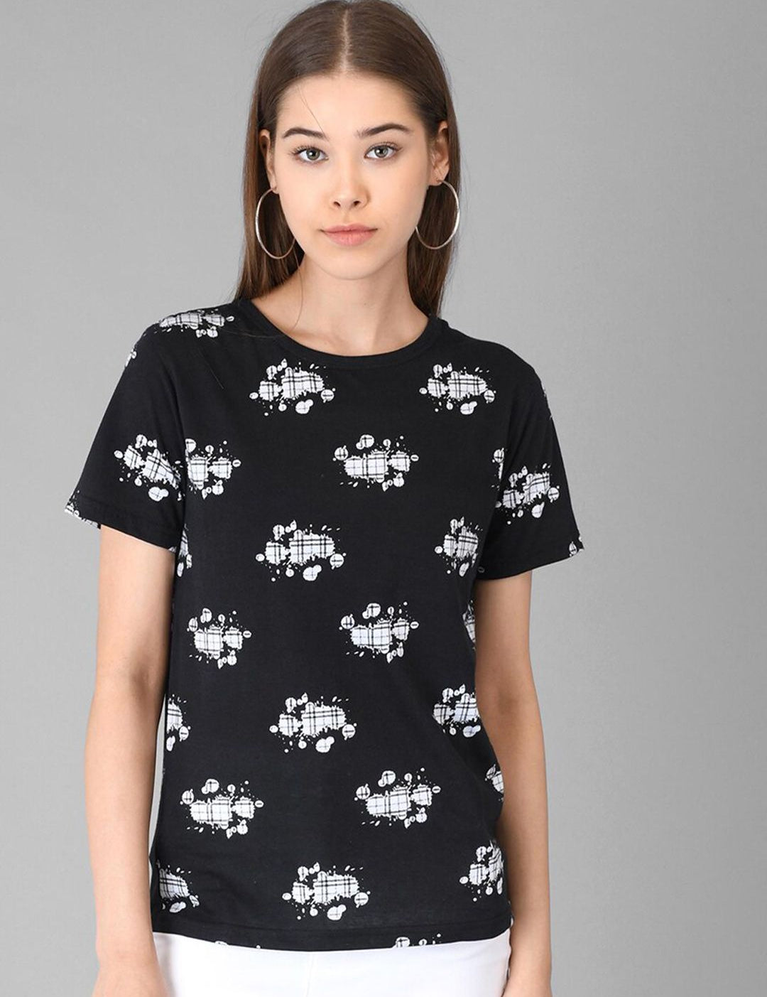 Kotty Conversational Printed Cotton T-shirt