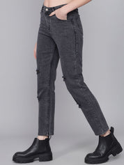 Kotty Women Slim Fit Mildly Distressed Stretchable Jeans