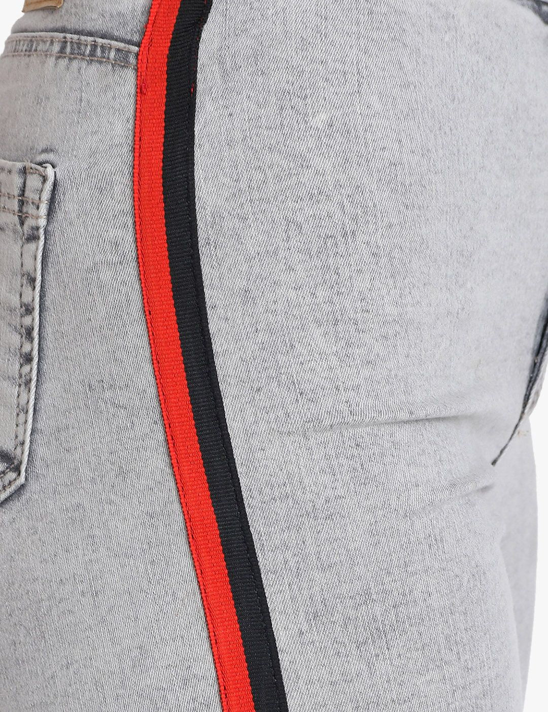 Kotty Women Grey Skinny Fit High-Rise Clean Look Jeans