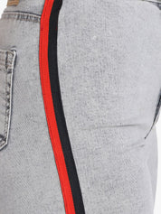 Kotty Women Grey Skinny Fit High-Rise Clean Look Jeans