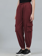 Kotty Women Cotton Mid-Rise Joggers