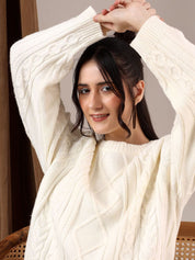 Kotty Women Cable Knit Pullover