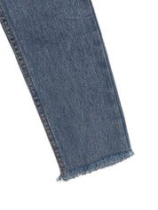 Kotty Girls Black Mid-Rise Clean Look Cotton Stretchable Jeans