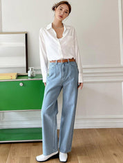 Kotty Women Straight Fit High-Rise Stretchable Jeans