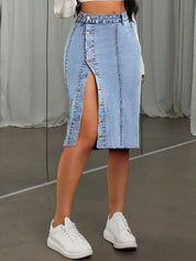 Kotty Pencil Knee Length Skirt