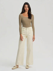 Kotty Women Solid High Neck Top