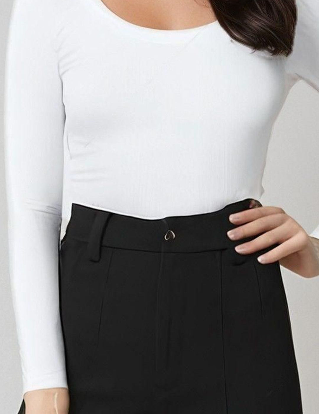 Kotty Scoop Neck Long Sleeves Thermal T-shirt With Trousers