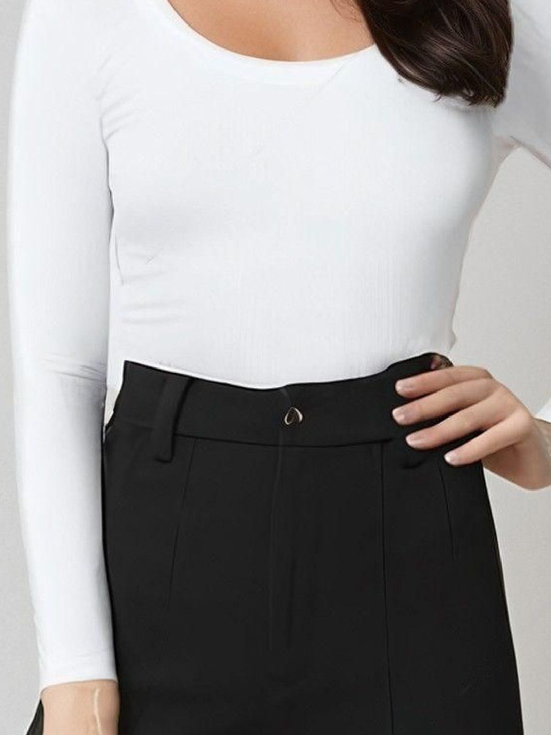 Kotty Scoop Neck Long Sleeves Thermal T-shirt With Trousers