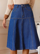 Kotty Flared Knee Length Skirts