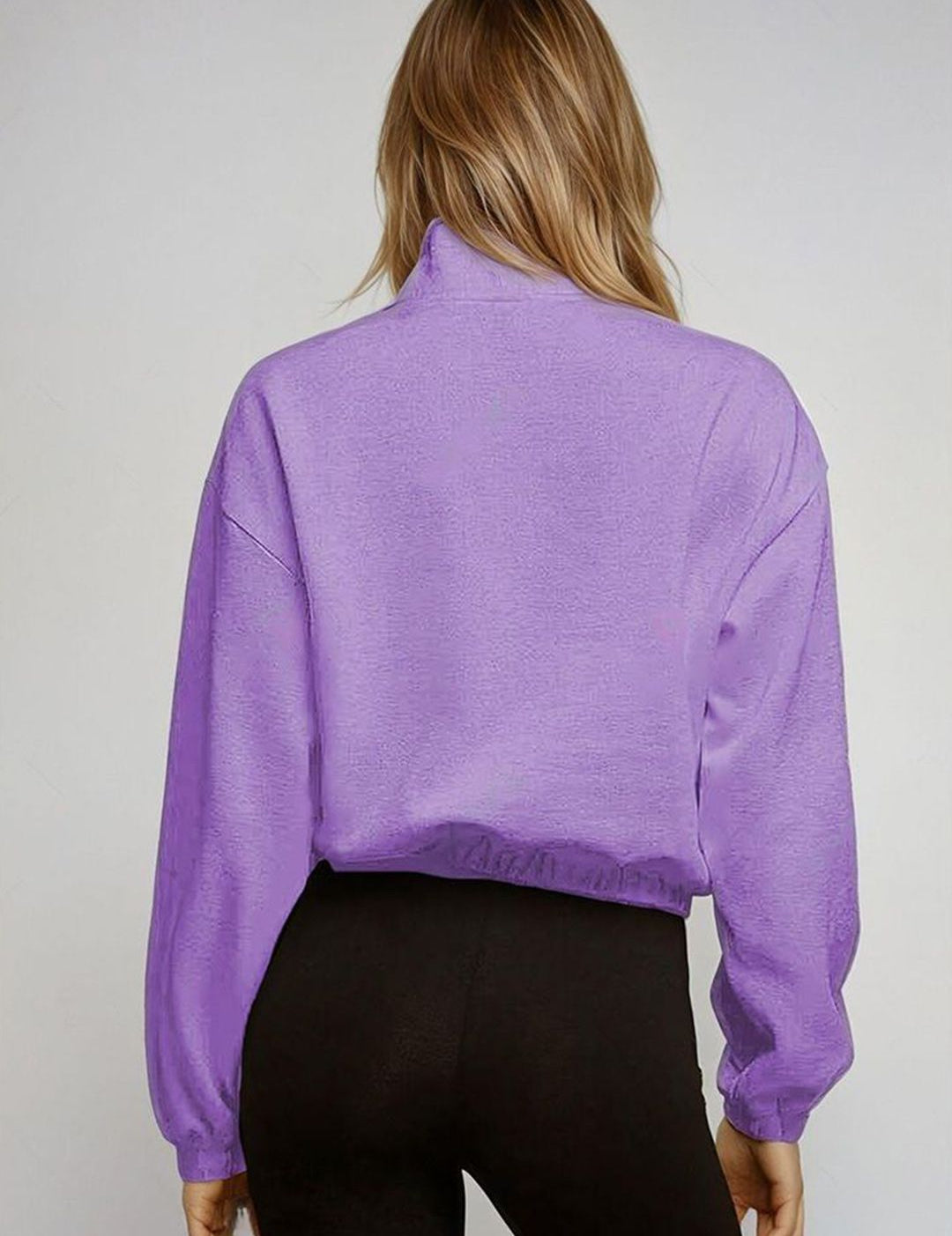 Kotty Women High Neck Pullover Sweatshirt