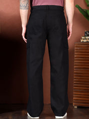 Kotty Men Relaxed Easy Wash Cargos Trousers