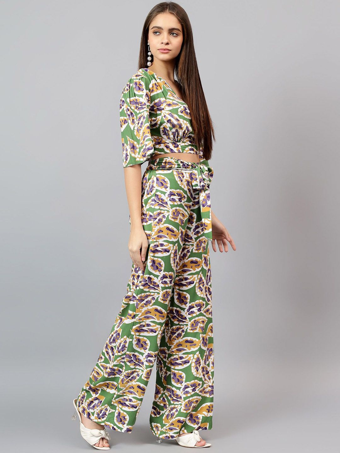 Kotty Printed Top & Trousers Co-Ord