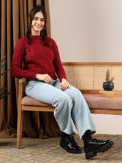 Kotty Women Cable Knit Pullover