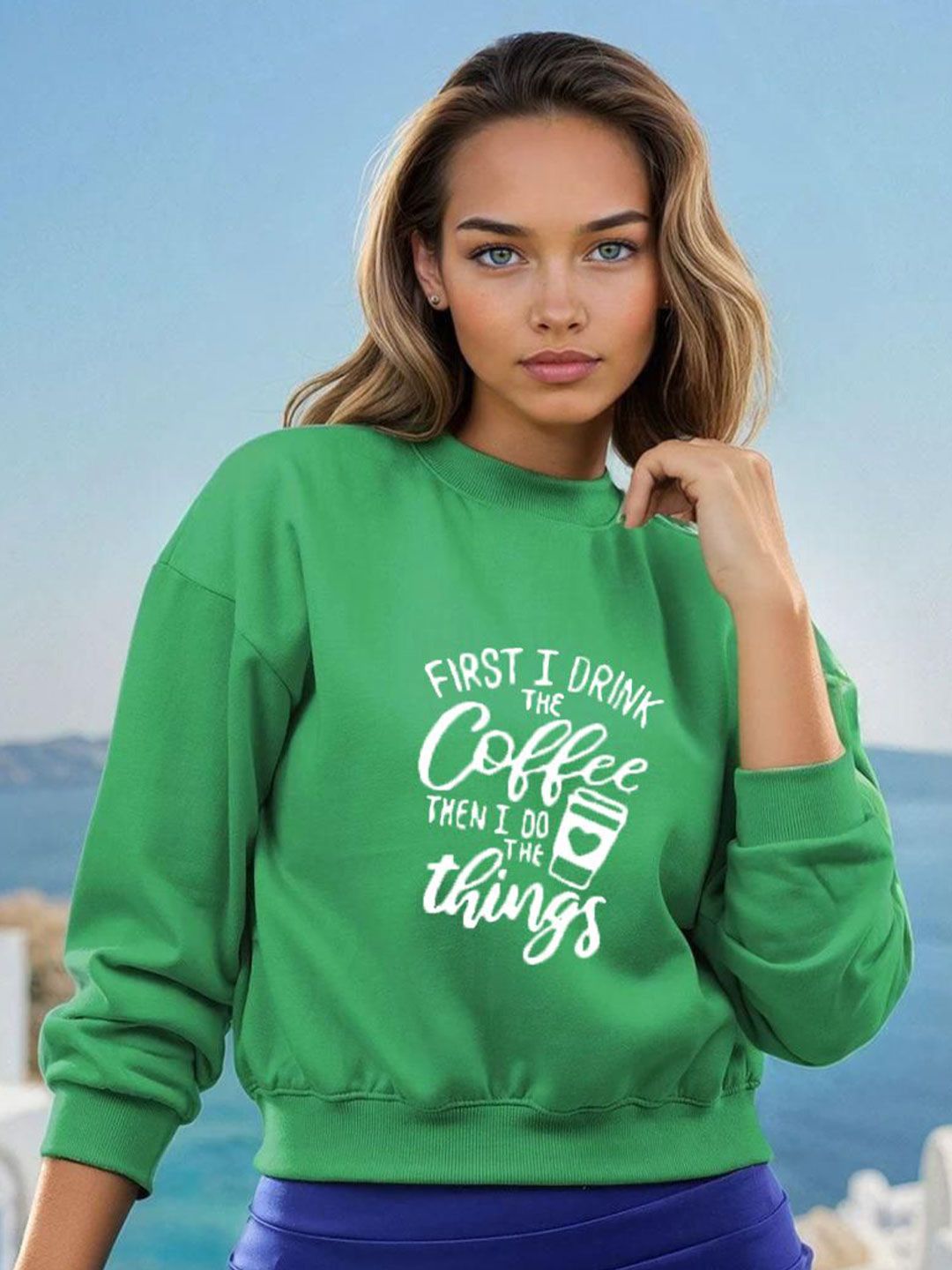 Kotty Women Printed Sweatshirt