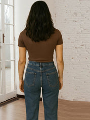 Kotty Women Relaxed Fit High-Rise Mildly Distressed Stretchable Jeans