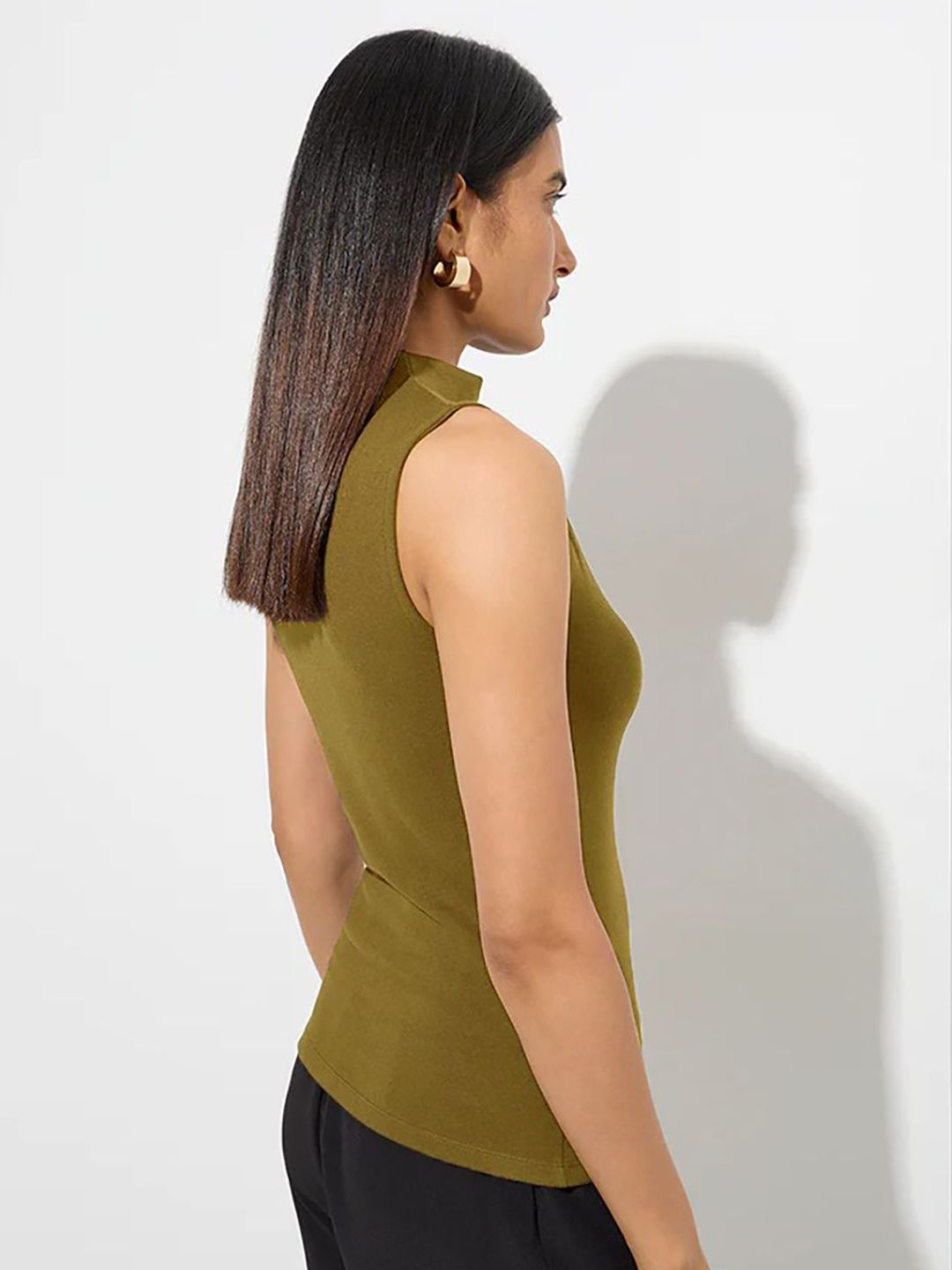 Kotty Women Pack of 2 High Neck Fitted Top