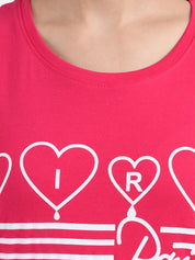 Kotty Women Set Of 2 Printed Round Neck T-shirt