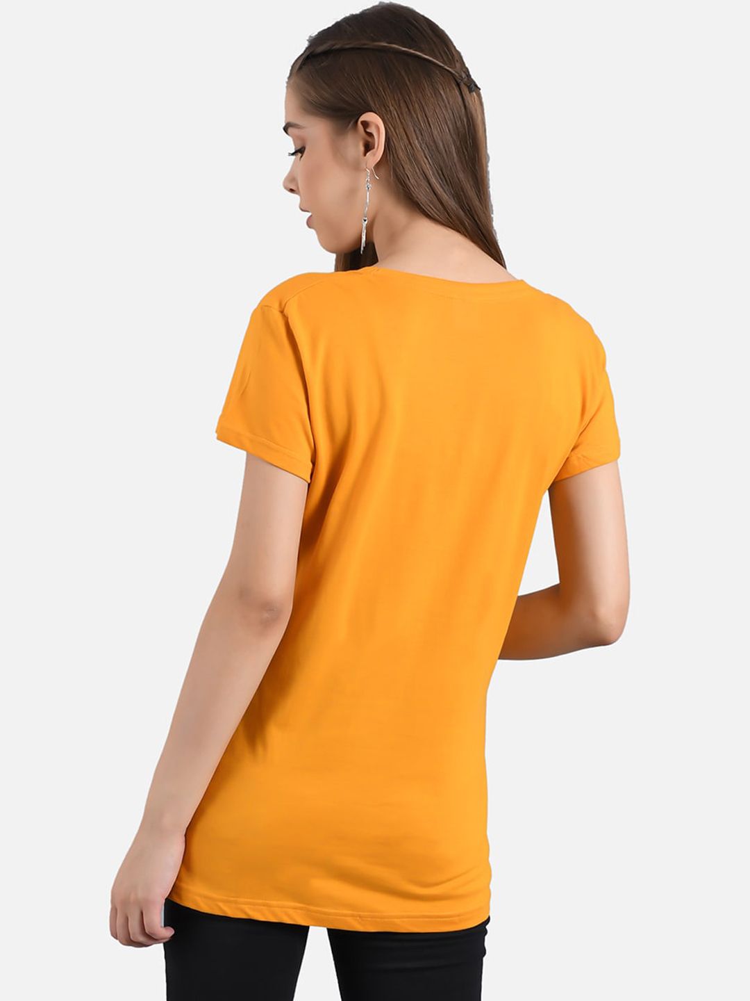 Kotty Women Set Of 2 Printed Round Neck T-shirt