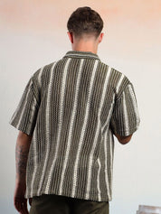 Kotty Men Striped Casual Regular Fit Cotton Shirt