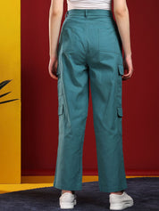 Kotty Women Jean Straight Fit High-Rise Clean Look Stretchable Jeans