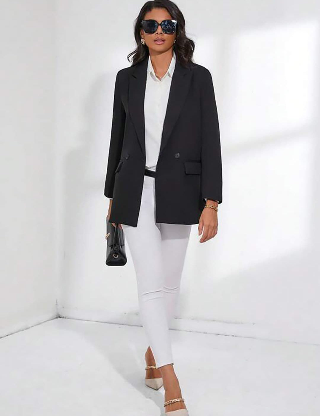 KOTTY BIZwear Double-Breasted Casual Blazer