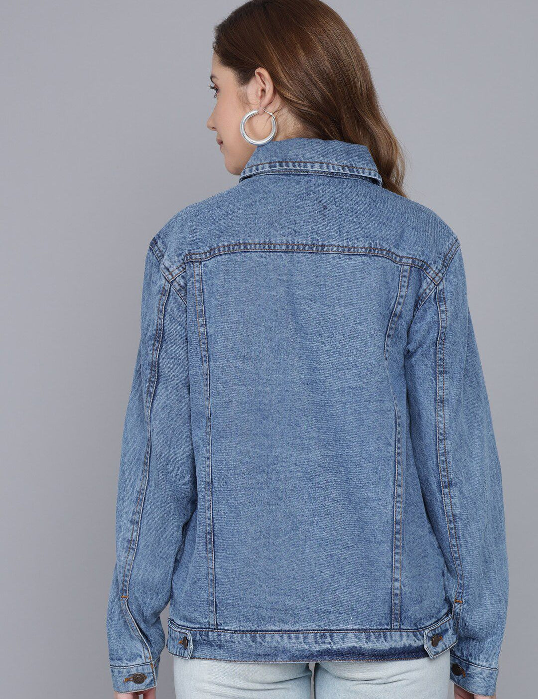 Kotty Women Blue Denim Jacket
