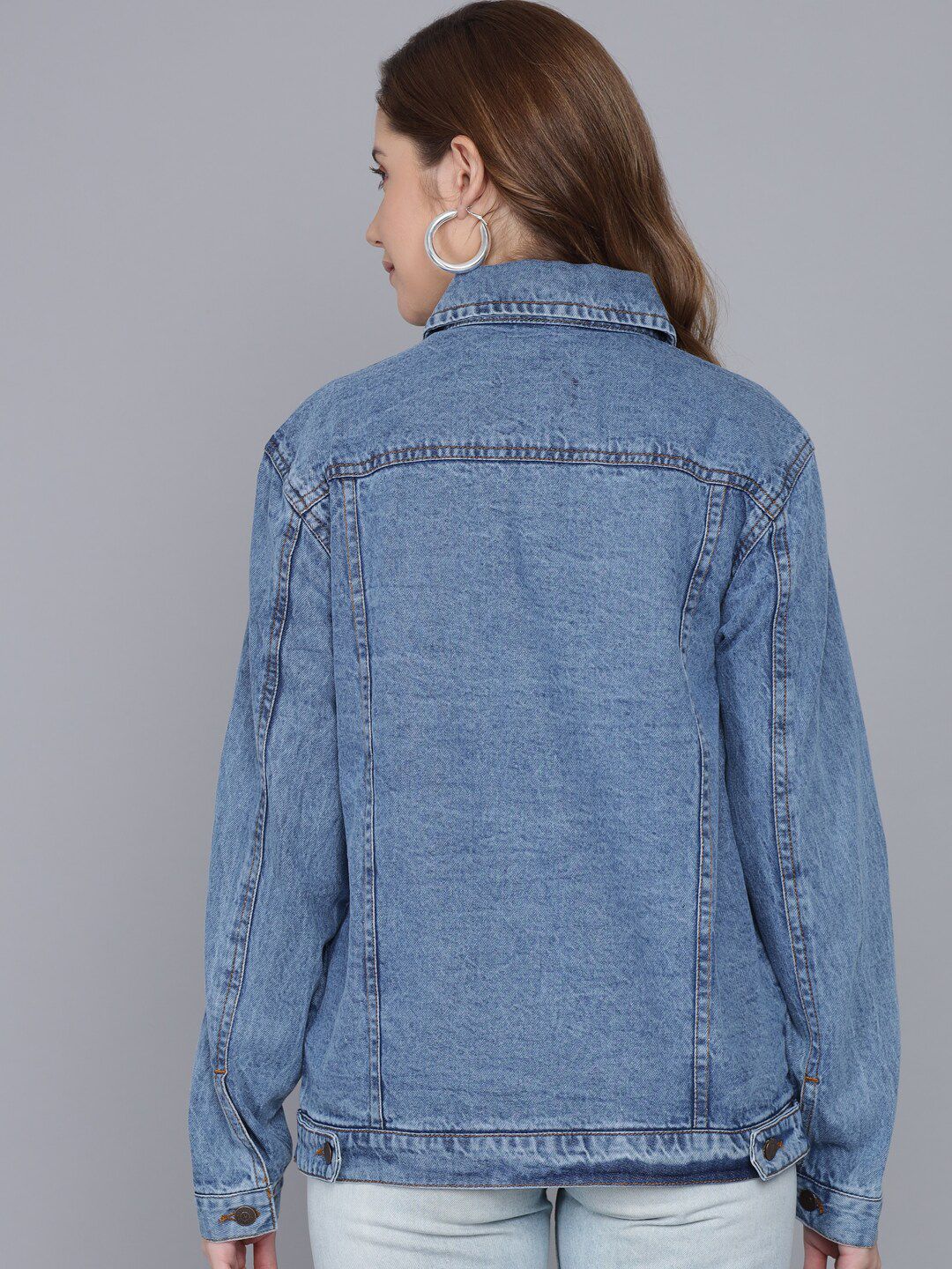 Kotty Women Blue Denim Jacket