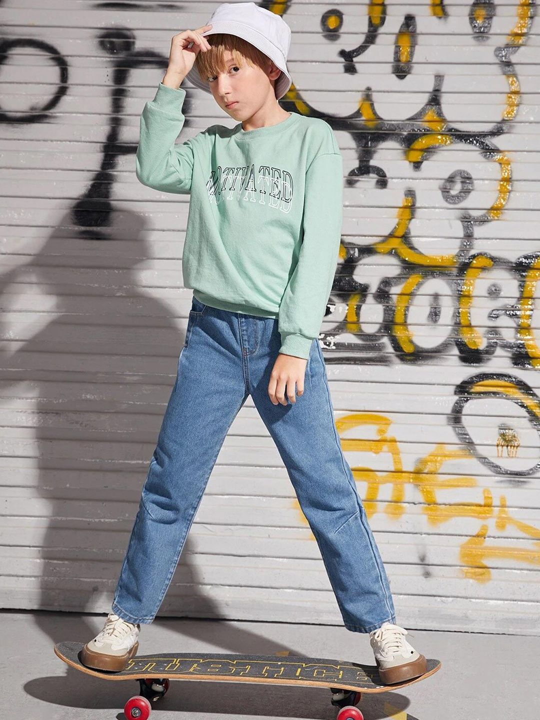 Kotty Boys Regular Fit Jean Stretchable Heavy Fade Jeans