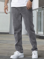 Kotty Men Regular Fit Mid-Rise Stretchable Jeans