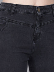 Kotty Women Black Skinny Fit High-Rise Mildly Distressed Jeans
