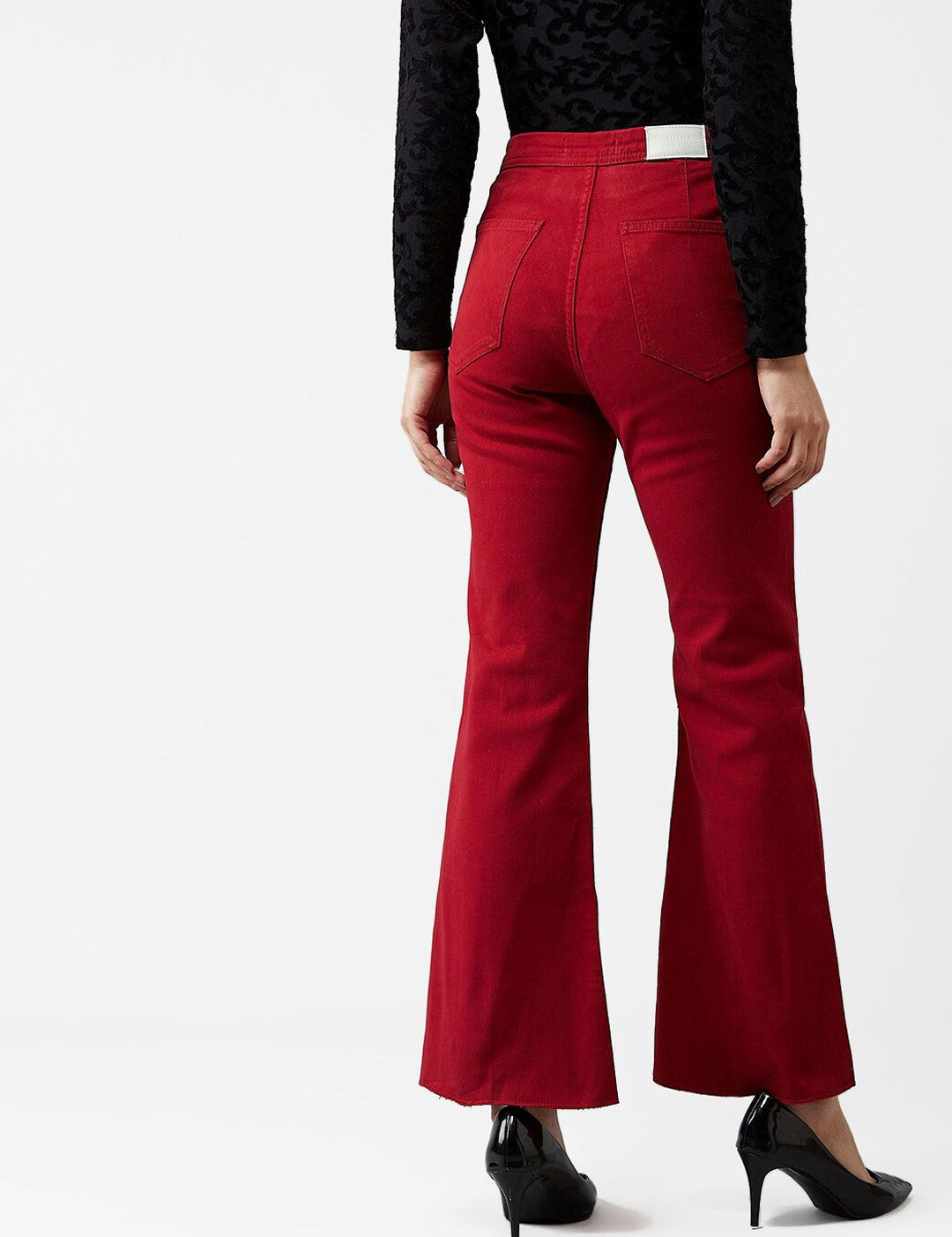 Kotty Women Maroon Skinny Fit Jeans