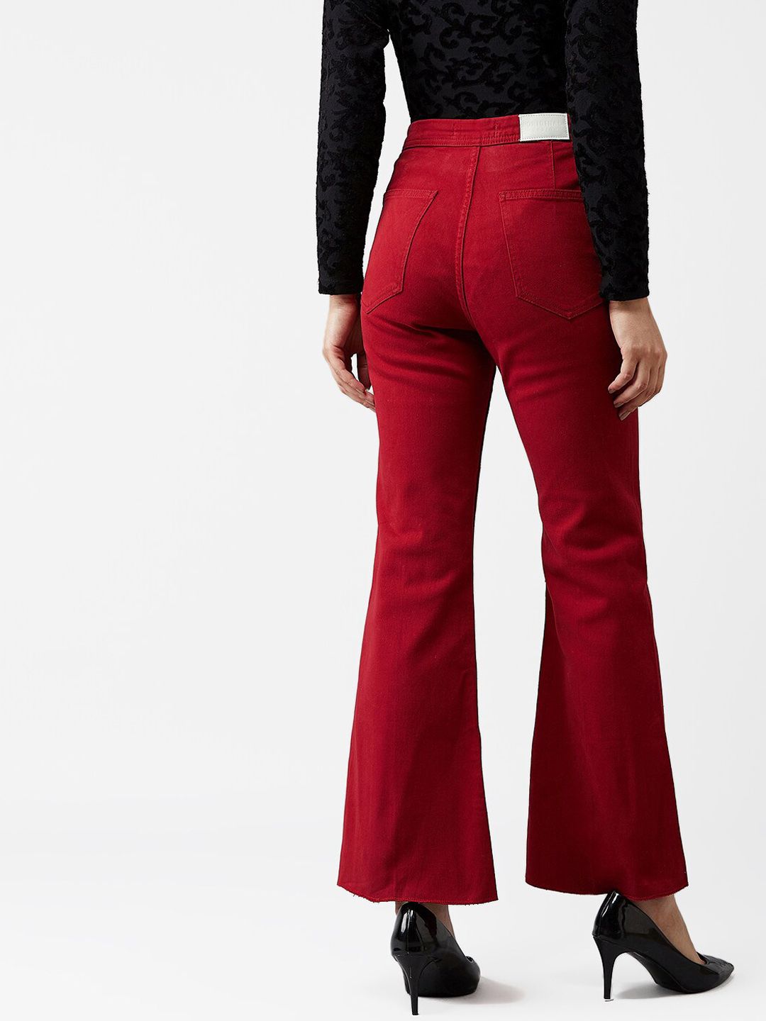 Kotty Women Maroon Skinny Fit Jeans