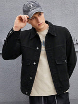 Kotty Spread Collar Denim Jacket