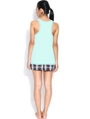 Kotty Mint Green & Grey Lounge Set KTTSET23