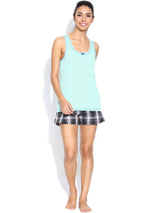 Kotty Mint Green & Grey Lounge Set KTTSET23